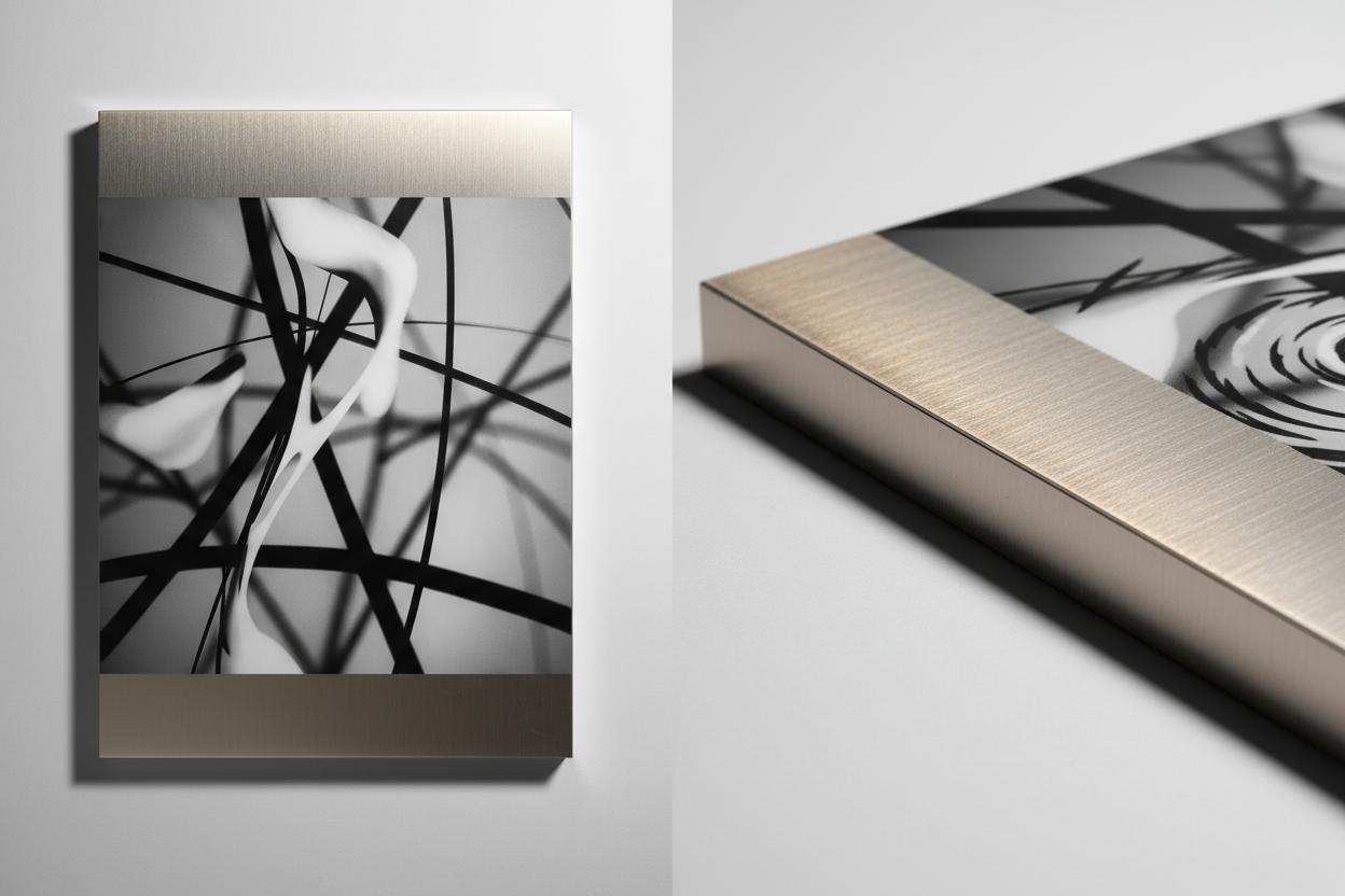Brushed Aluminum Photography Prints
